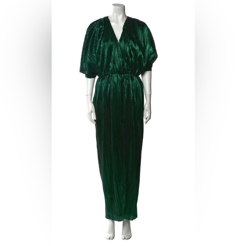HARLOW 1960 x REVOLVE Evening Gown metallic emerald L